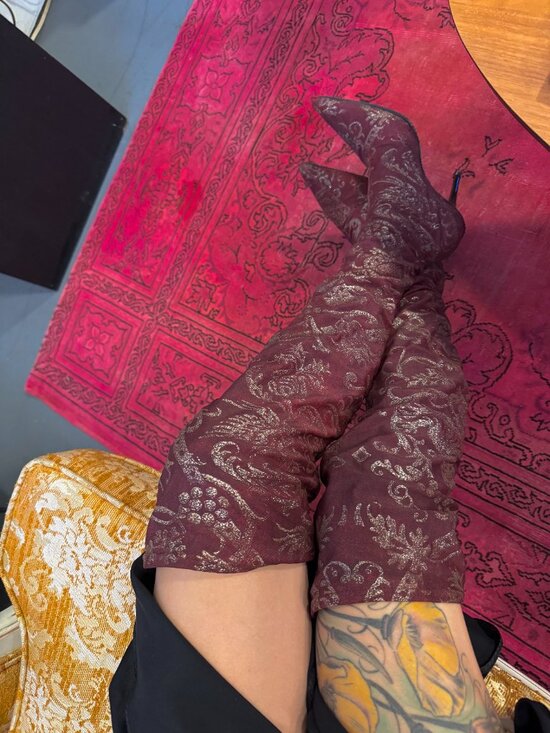 Just Cavalli Shoes - Just Cavalli - Roberto Cavalli knee high boots - Rare Vintage Y2K